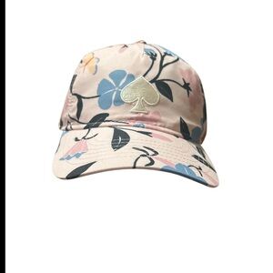 Kate Spade Floral Cap - Pink and Blue Floral